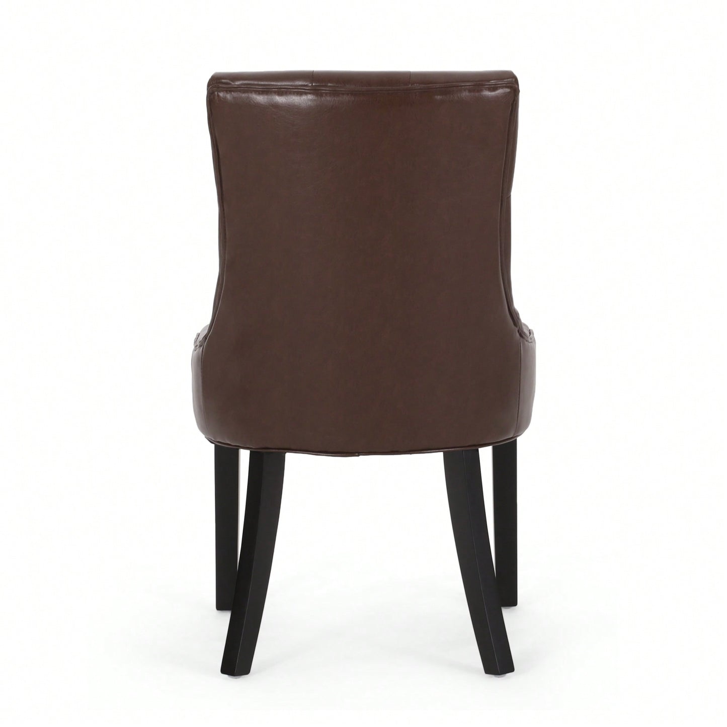 Set Of 2 Modern KD Dining Chairs With Comfortable Upholstered Seat And Sturdy Frame