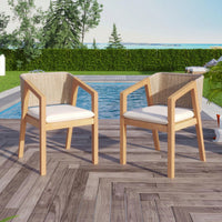 Set Of 2 Modern Upholstered Dining Chairs With Stylish Design And Comfortable Seating