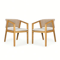 Set Of 2 Modern Upholstered Dining Chairs With Stylish Design And Comfortable Seating