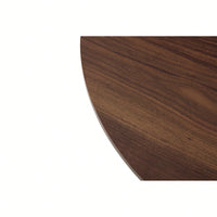 Round Nature Wood Dining Table 80cm With Golden Legs For 2-3 People