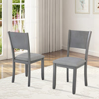 Padded Gray Dining Chairs Set Of 4 For Kitchen And Dining Room Use