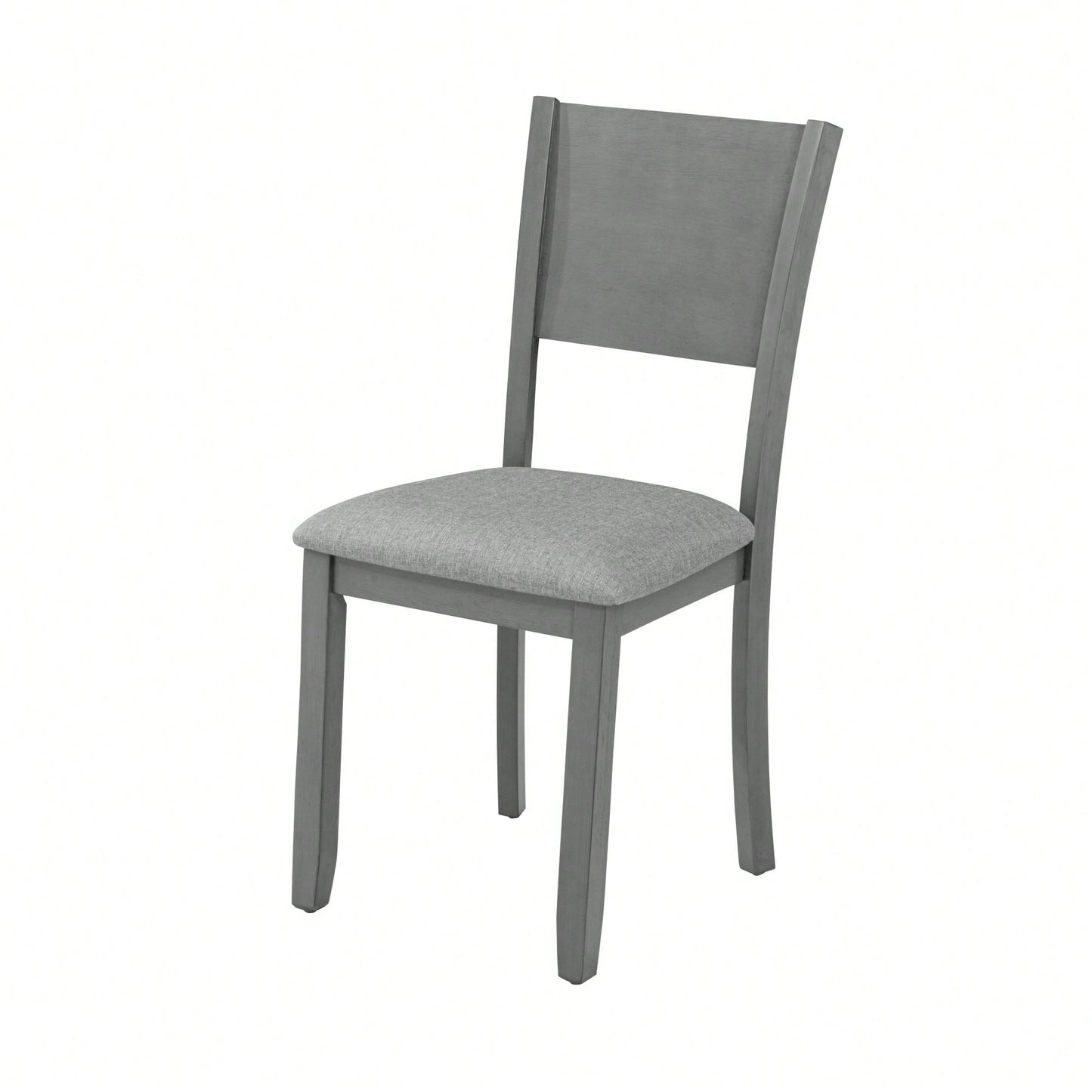 Padded Gray Dining Chairs Set Of 4 For Kitchen And Dining Room Use