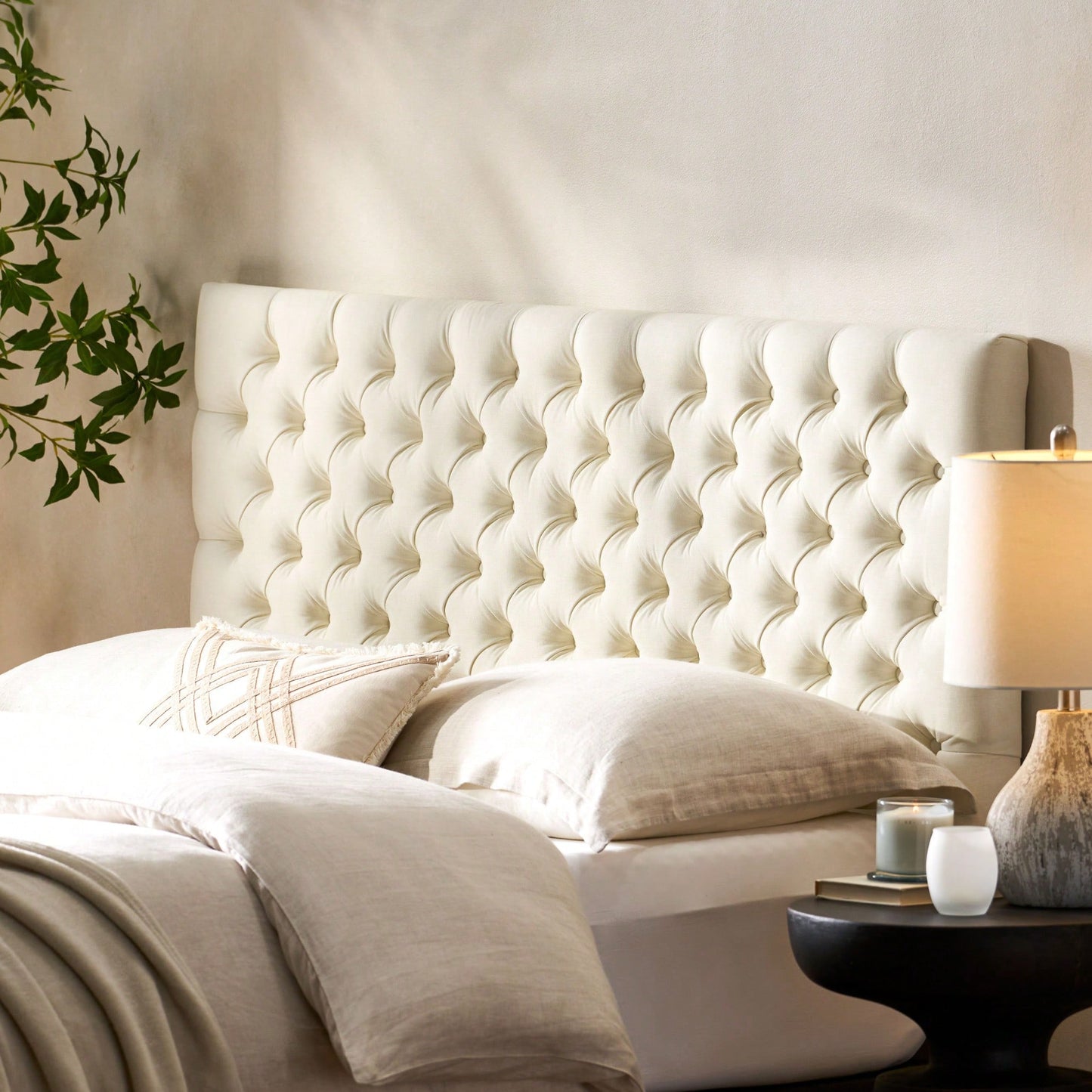 Elegant Upholstered Headboard With Modern Design For Stylish Bedrooms