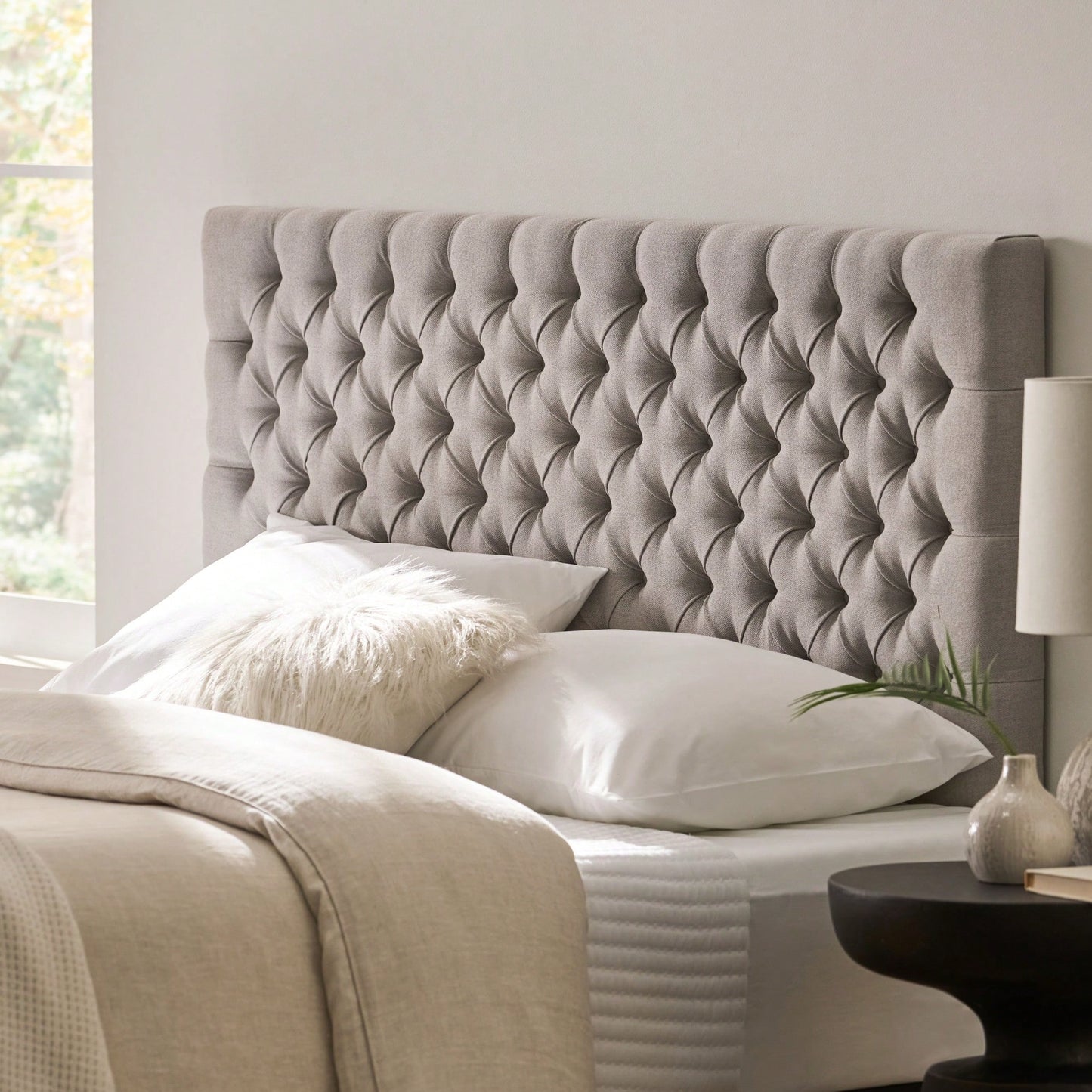 Elegant Upholstered Headboard With Modern Design For Stylish Bedrooms