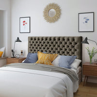 Elegant Upholstered Headboard With Modern Design For Stylish Bedrooms