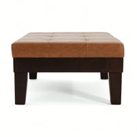 Stylish Storage Ottoman With Drawer For Living Room And Bedroom Decor