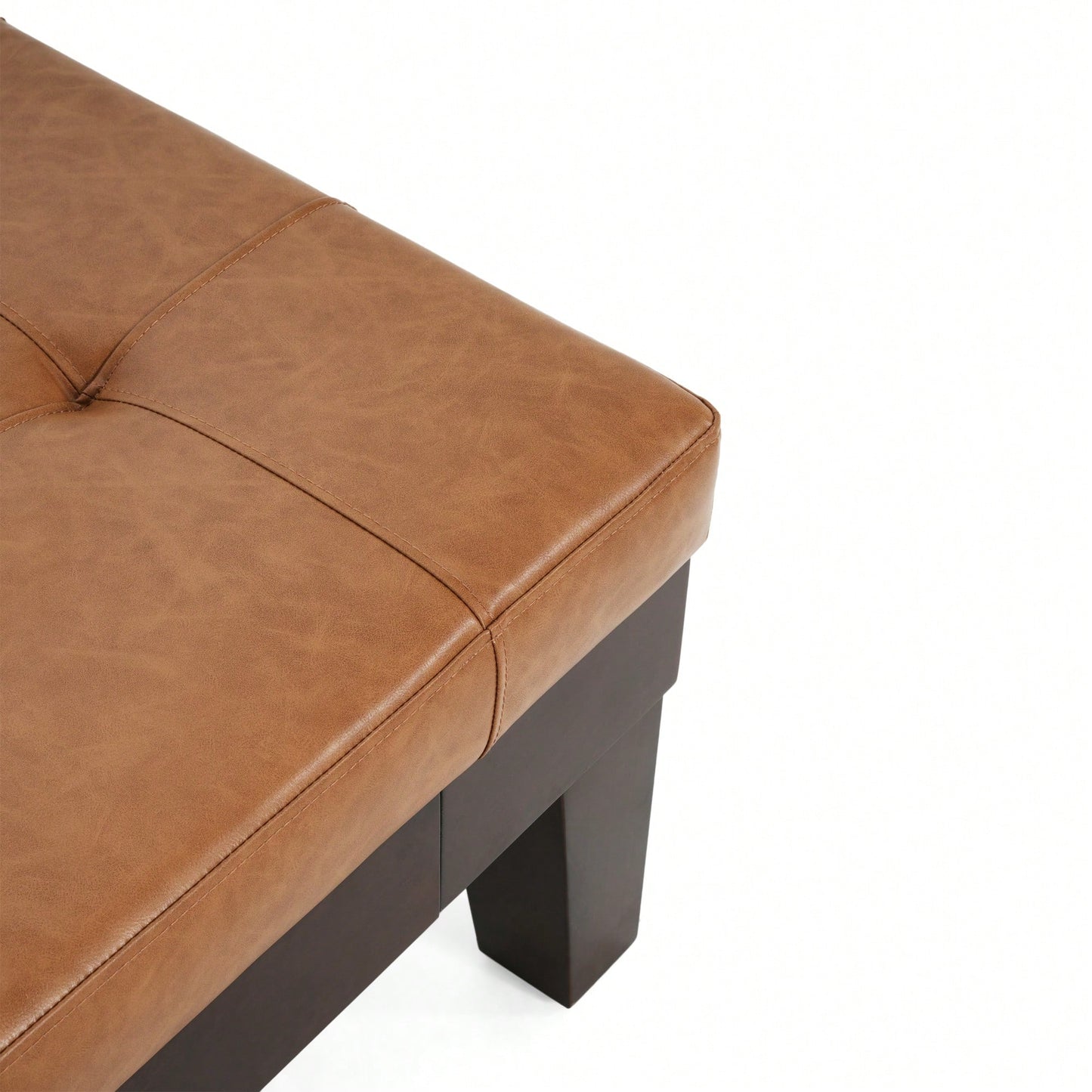 Stylish Storage Ottoman With Drawer For Living Room And Bedroom Decor