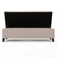 Elegant Storage Ottoman With Versatile Seating And Stylish Design For Home Organization