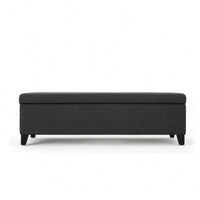 Elegant Storage Ottoman With Versatile Seating And Stylish Design For Home Organization