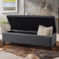 Elegant Storage Ottoman With Versatile Seating And Stylish Design For Home Organization