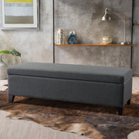 Elegant Storage Ottoman With Versatile Seating And Stylish Design For Home Organization