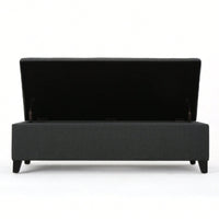 Elegant Storage Ottoman With Versatile Seating And Stylish Design For Home Organization