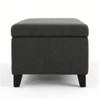 Elegant Storage Ottoman With Versatile Seating And Stylish Design For Home Organization
