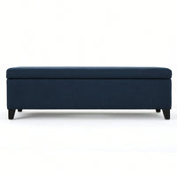 Elegant Storage Ottoman With Versatile Seating And Stylish Design For Home Organization