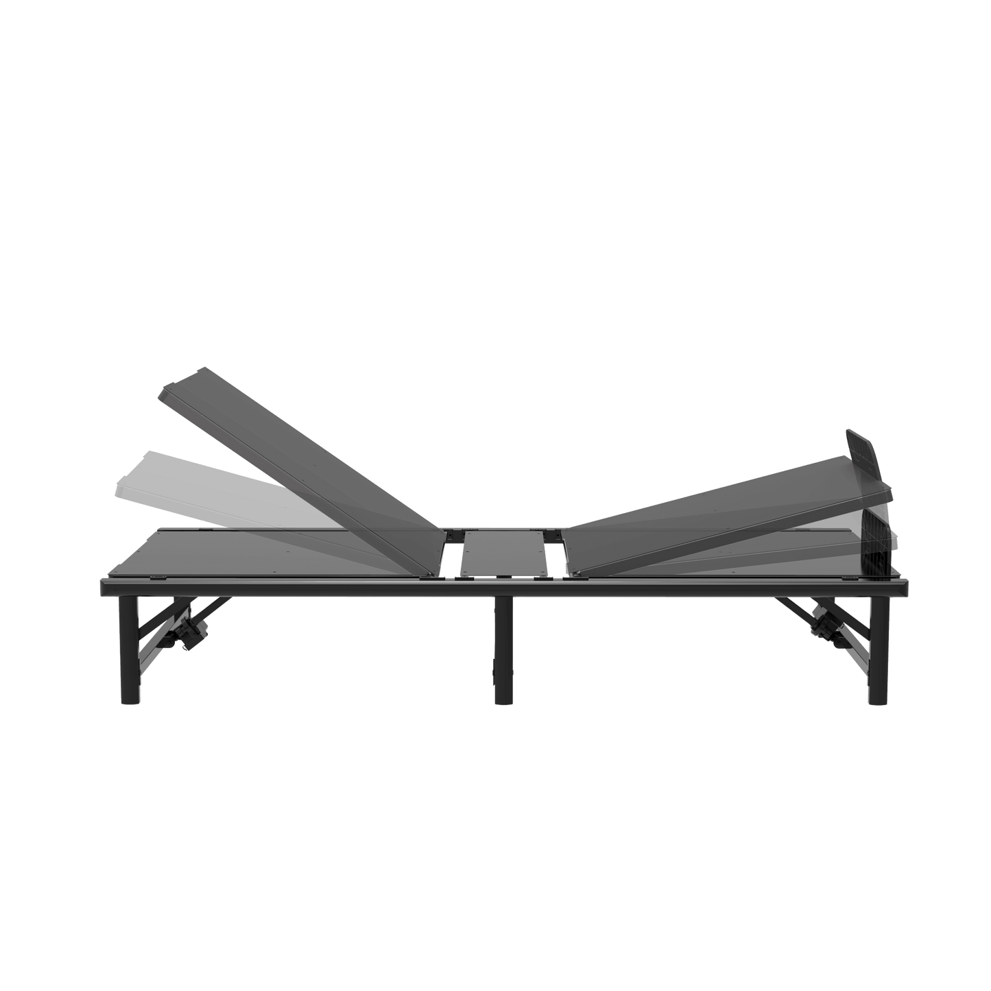 Twin XL Adjustable Bed Frame With Dual Motors Independent Head And Foot Incline Zero Gravity And TV Presets 450 Lbs Capacity