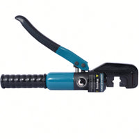 Hydraulic Wire Terminal Crimper Tool With 9 Pairs Of Dies And Gloves For Battery Cable Lug Crimping And Swaging