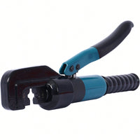 Hydraulic Wire Terminal Crimper Tool With 9 Pairs Of Dies And Gloves For Battery Cable Lug Crimping And Swaging