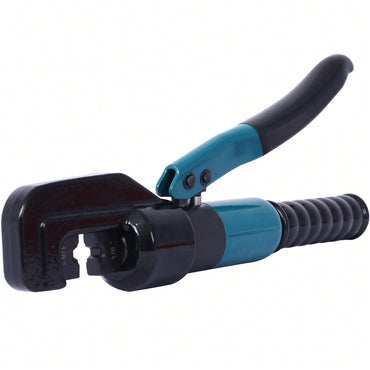 Hydraulic Wire Terminal Crimper Tool With 9 Pairs Of Dies And Gloves For Battery Cable Lug Crimping And Swaging