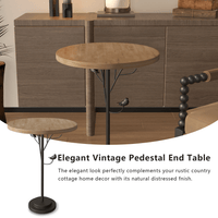 Modern Round Side Table For Small Spaces Accent End Table With Metal Legs Ideal For Living Room Bedroom And Office