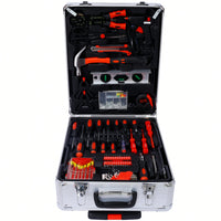 Comprehensive 969 Piece Home Repair Tool Set With Rolling Storage Case And 4 Drawers For Homeowners And Handyman Maintenance