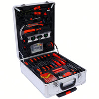 Comprehensive 969 Piece Home Repair Tool Set With Rolling Storage Case And 4 Drawers For Homeowners And Handyman Maintenance