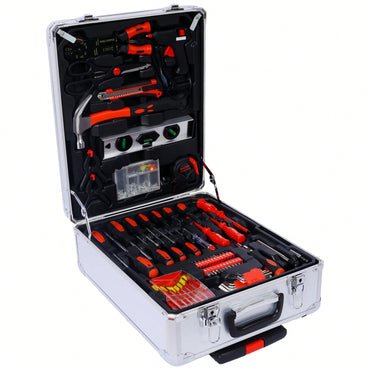Comprehensive 969 Piece Home Repair Tool Set With Rolling Storage Case And 4 Drawers For Homeowners And Handyman Maintenance