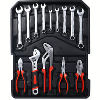 Comprehensive 969 Piece Home Repair Tool Set With Rolling Storage Case And 4 Drawers For Homeowners And Handyman Maintenance