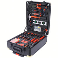 Comprehensive 969 Piece Home Repair Tool Set With Rolling Storage Case And 4 Drawers For Homeowners And Handyman Maintenance