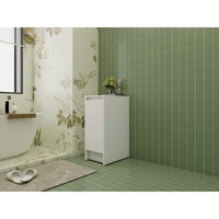 12 Inch Freestanding Bathroom Storage Cabinet With Soft Close Doors And Floor Mounting Design For Organized Space