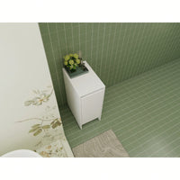 12 Inch Freestanding Bathroom Storage Cabinet With Soft Close Doors And Floor Mounting Design For Organized Space