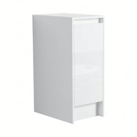 12 Inch Freestanding Bathroom Storage Cabinet With Soft Close Doors And Floor Mounting Design For Organized Space
