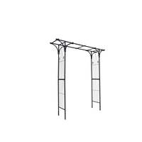 Metal Garden Arch Trellis For Climbing Plants Outdoor Wedding And Party Events Black Archway