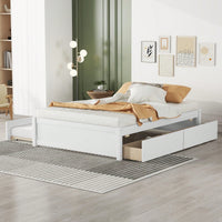 Espresso Full Bed With Twin Trundle And Dual Storage Drawers