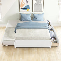 Espresso Full Bed With Twin Trundle And Dual Storage Drawers