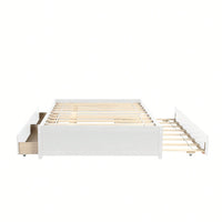 Espresso Full Bed With Twin Trundle And Dual Storage Drawers