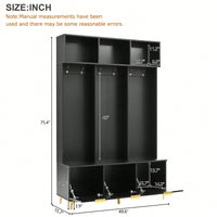 Modern Multi-Functional Storage Bench With High Gloss Fluted Doors And Luxurious Coat Rack For Entryway And Living Room In White