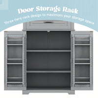 Multi-Functional Bathroom Storage Cabinet With Adjustable Shelf And Drawer For Organized Space In White