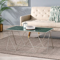 Elegant Marble Coffee Table With Modern Design For Living Room Decor