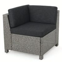 V Shape Sectional Sofa With Corner And Coffee Table Set