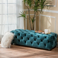 Elegant Ottoman For Living Room Or Bedroom With Plush Upholstery And Sturdy Design