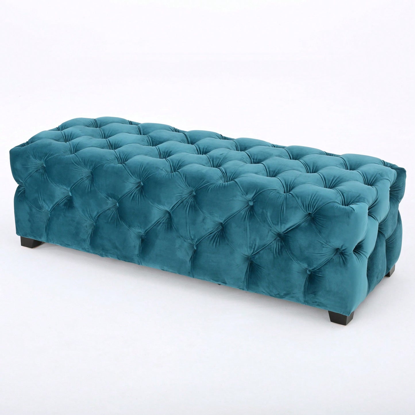 Elegant Ottoman For Living Room Or Bedroom With Plush Upholstery And Sturdy Design