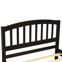 Twin Size Platform Bed Frame With Trundle For Space-Saving Sleep Solutions White