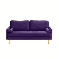 Stylish 65 Inch Velvet Sofa For Modern Living Room Decor