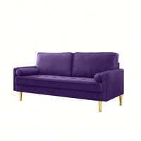 Stylish 65 Inch Velvet Sofa For Modern Living Room Decor