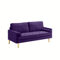 Stylish 65 Inch Velvet Sofa For Modern Living Room Decor