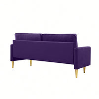 Stylish 65 Inch Velvet Sofa For Modern Living Room Decor