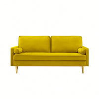 Stylish 65 Inch Velvet Sofa For Modern Living Room Decor