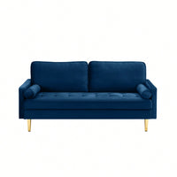Stylish 65 Inch Velvet Sofa For Modern Living Room Decor