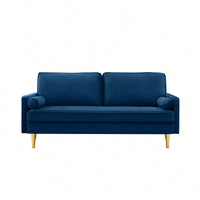 Stylish 65 Inch Velvet Sofa For Modern Living Room Decor