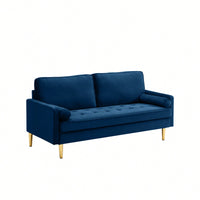Stylish 65 Inch Velvet Sofa For Modern Living Room Decor
